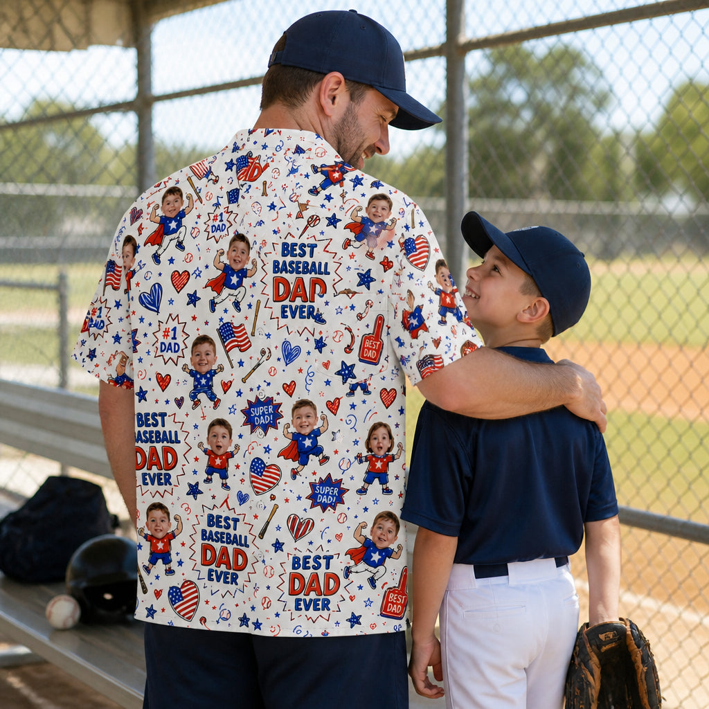 Best Baseball Dad AOP - Lifestyle 2
