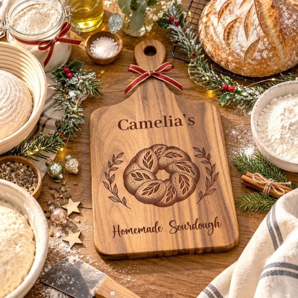 Custom Homemade Sourdough Gift For Sourdough Lovers Baking Lovers - Personalized Cutting Board ae61825b-26d1-462f-be17-39156656f16c-Th-m-ti-u-2026-10-26T160313.532.png