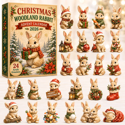 Christmas Woodland Rabbit Advent Calendar 2026 - 24-Day Festive Countdown, Acrylic Charms Blind Box - Gift For Woodland Lovers, Family & Friends ae9c7c11-208f-4db1-9abf-fe1ceaded20d-woodland-rabbit.jpg