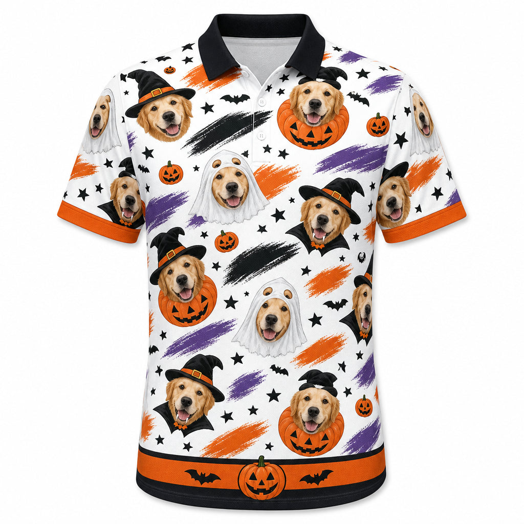 Custom Pet Photo Halloween Shirt - Hero
