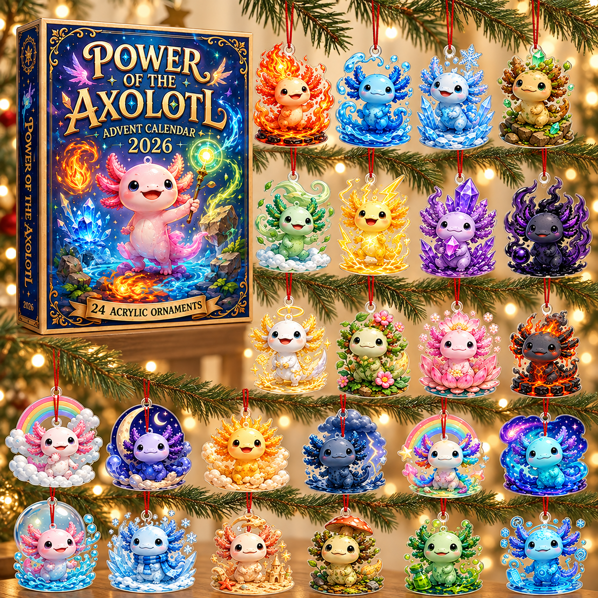 Power Of The Axolotl Advent Calendar 2026 - 24-Day Festive Countdown, Acrylic Charms Blind Box - Gift For Axolotl Lovers af0917b8-8cf7-49ce-b30a-c9145517cca9-power-of-axololt-box-charms.png
