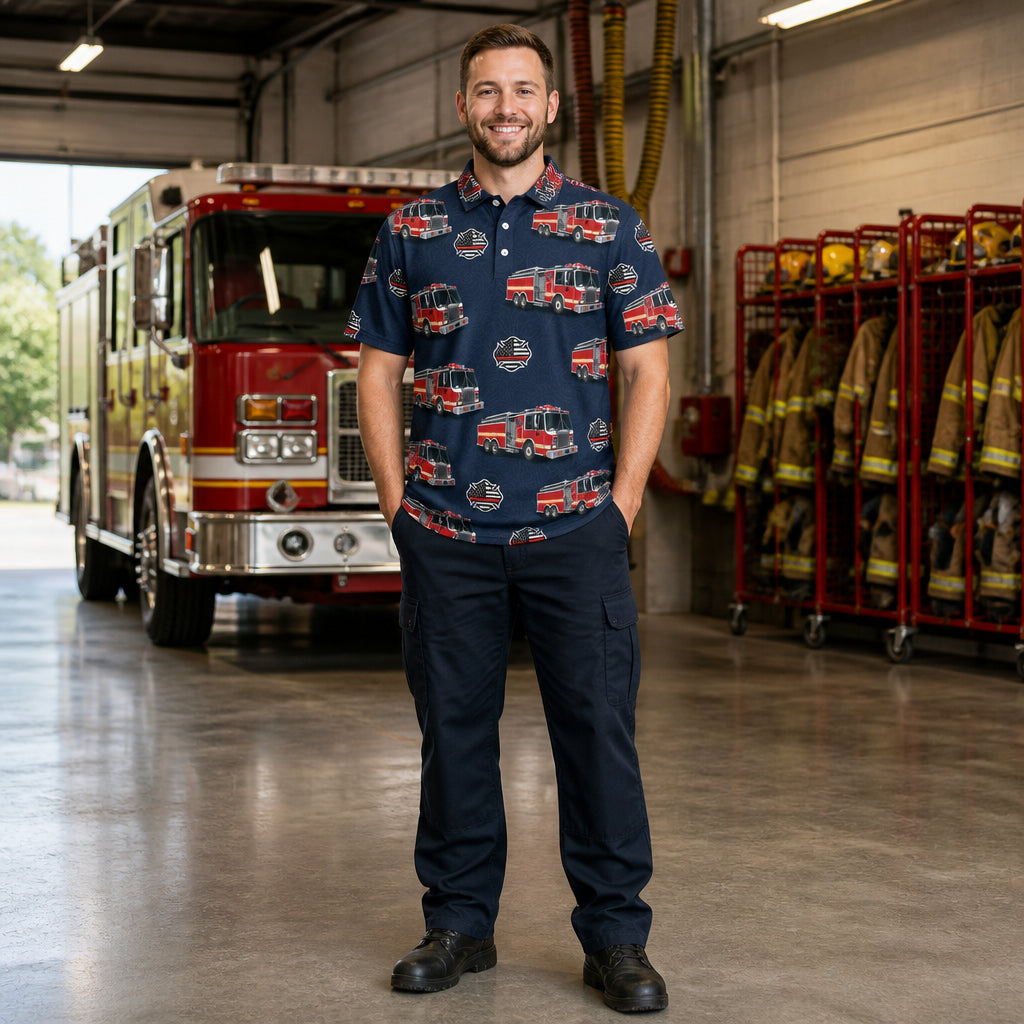 Fire Rescue Pride AOP Polo – Fire Trucks & Shield Pattern - Polo shirt - All over printed af965129-6957-4ca2-9f00-1fc01bd98295.jpg