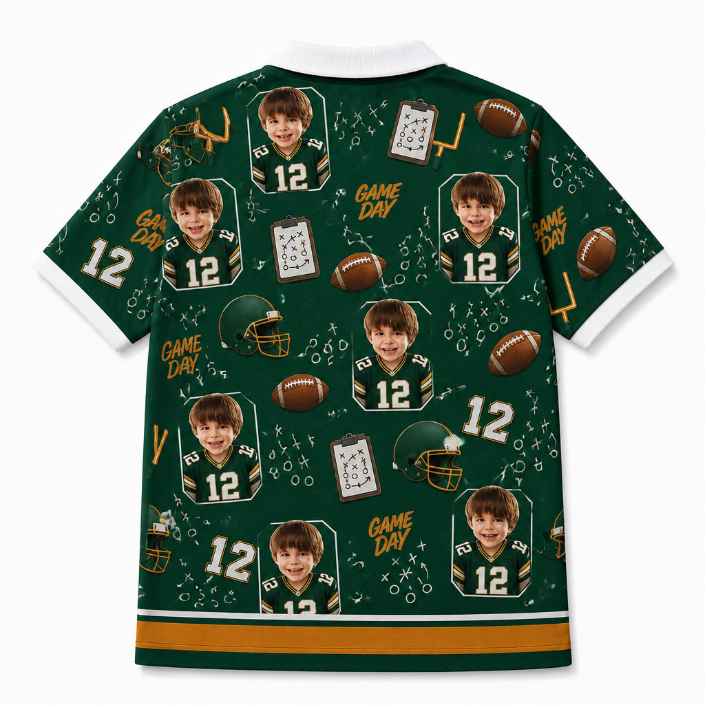 Football Dad Polo - Back view