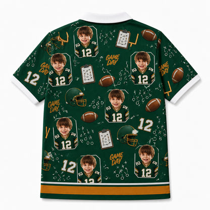 Football Dad Polo - Back view