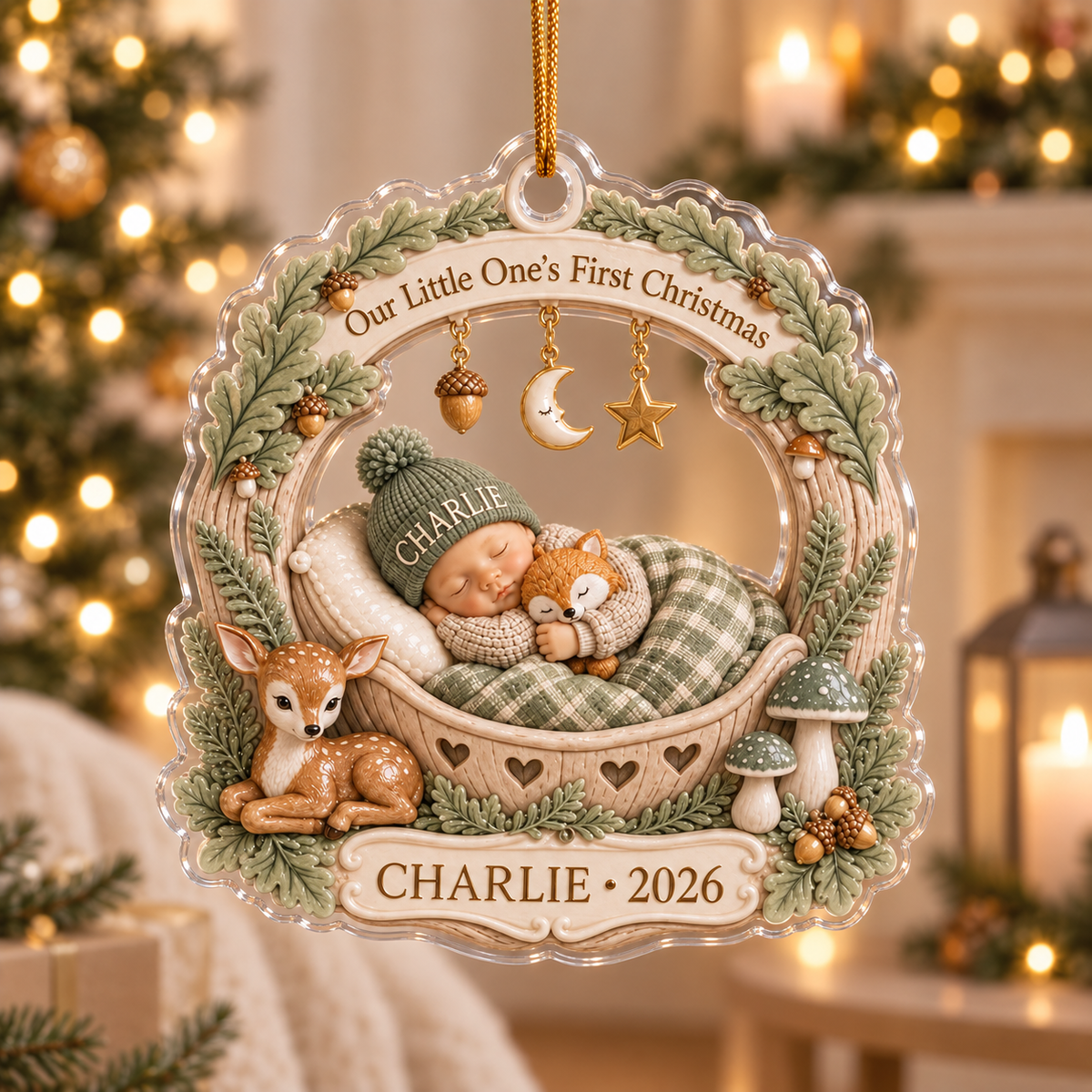 Personalized Baby Girl First Christmas Ornament, Custom Baby Name, Sleeping Newborn - Christmas Gift For Baby, New Dad, New Mom afd3c09a-3e96-49e1-9a1c-b754671c6964-q2.png