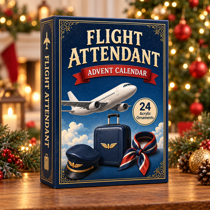 Flight Attendant Advent Calendar 2026 - 24-Day Festive Countdown, Acrylic Charms Blind Box - Gift For Job Lovers b0959e09-52e6-419e-9693-68016d4cfb71-flight-box.png