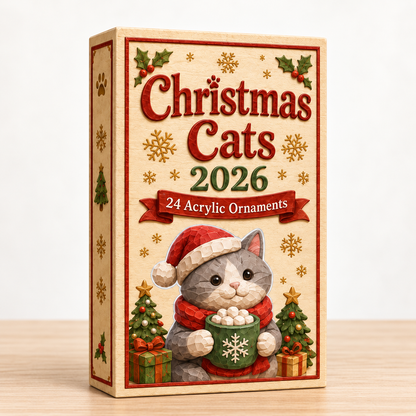 Christmas Cat House Advent Calendar 2026 - 24-Day Festive Countdown, Acrylic Charms Blind Box - Gift For Cat Lovers b0a20283-6b5b-4f59-ac55-dd8b4d270a25-christmas-cat-box.png