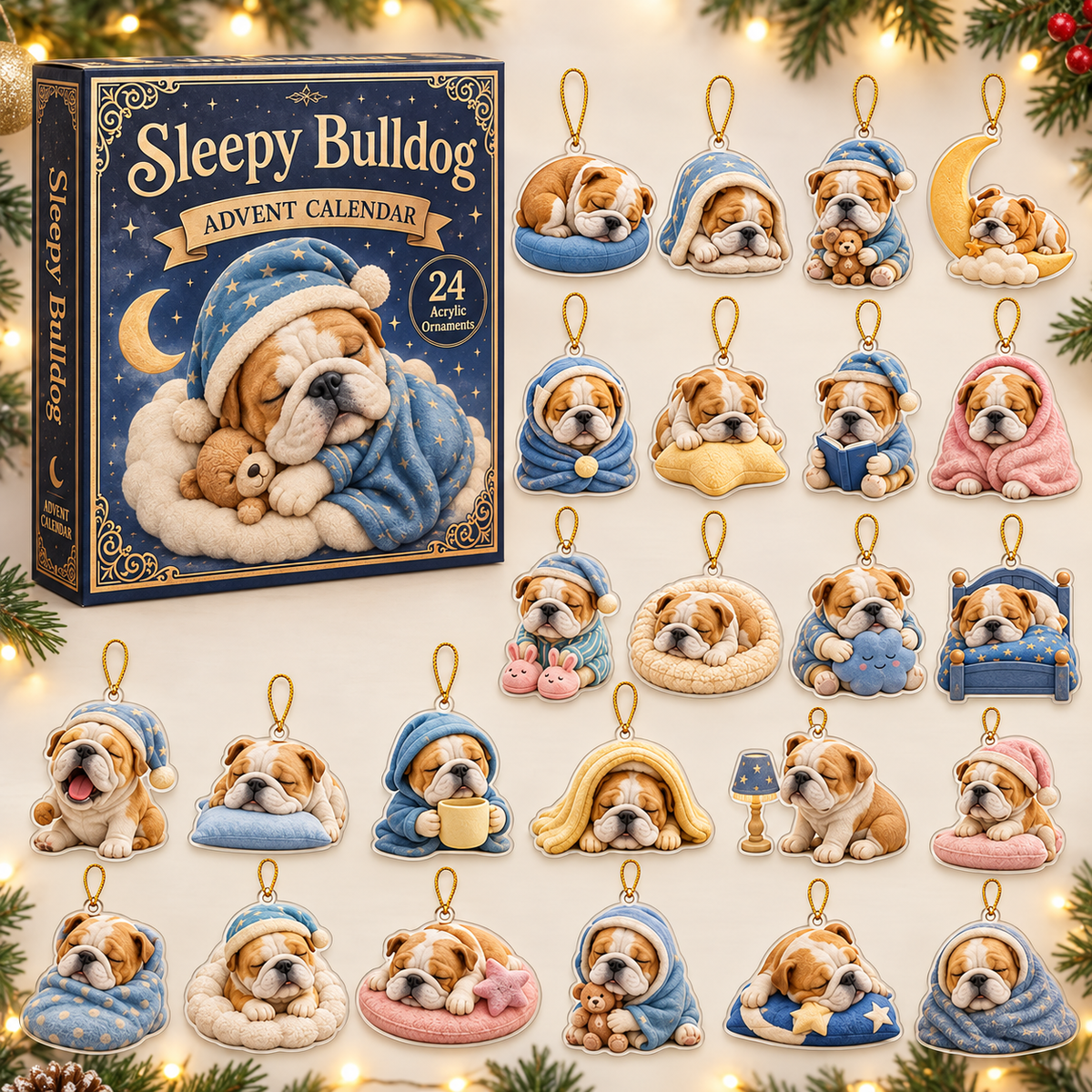 Sleepy Bulldog Advent Calendar 2026 - 24-Day Festive Countdown, Acrylic Charms Blind Box - Gift For Bulldog Lovers b0bc9f34-b13e-4f39-a984-d4a5fcb423f0-bulldog-box-charms.png