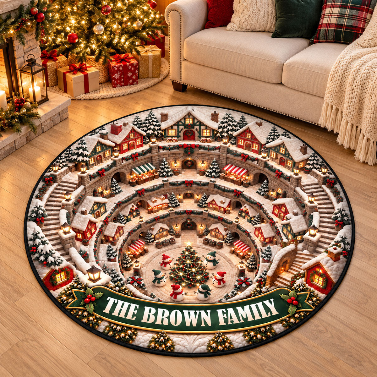 A Village Full Of Wonder 3D Illusion Quilted Rug - Personalized Quilted Mat b0bec57d-206a-4efe-97cd-3da0f822d064-1.jpg