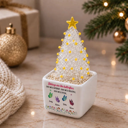 Festive Sister Love - Personalized Potted Christmas Tree - Christmas Gift For Sister b10418d4-1791-41ba-b23d-37ca293ec953-3.webp