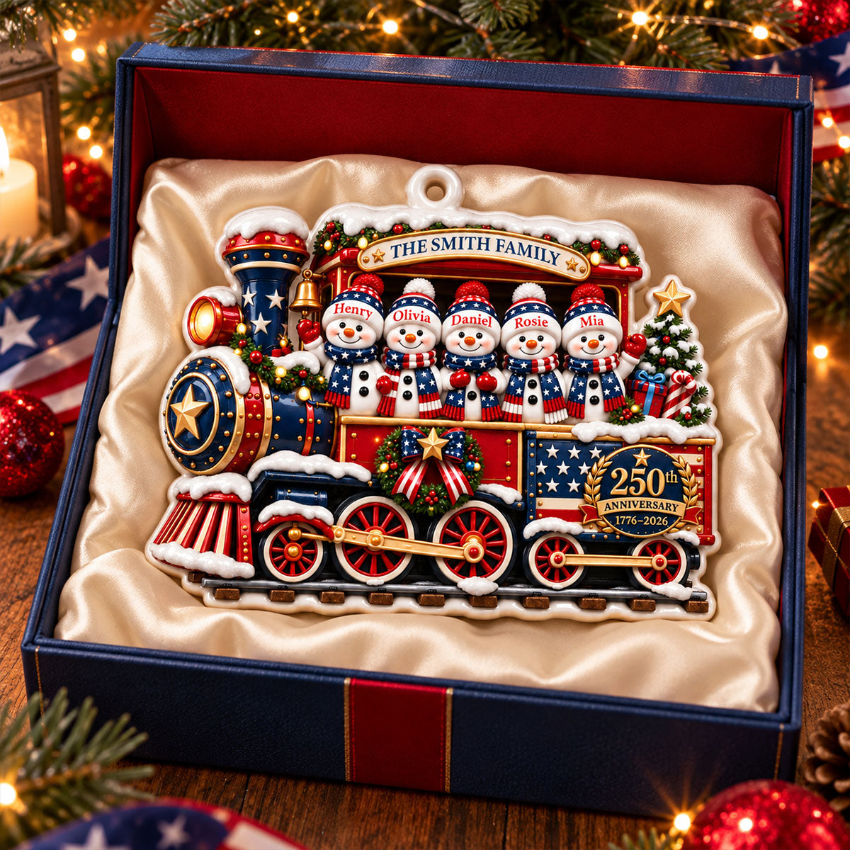 Personalized Train Snowman Xmas, Family Keepsake Gift - Real 3D Raised Ornament b1560725-efba-4b33-a990-00bb9e385f24-4-1-.jpg