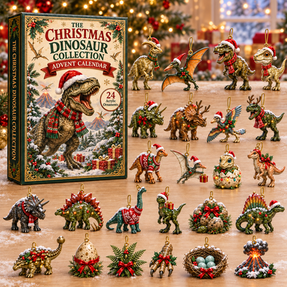 Christmas Dinosaur Advent Calendar 2026 - 24-Day Festive Countdown, Acrylic Charms Blind Box - Gift For Dinosaur Lovers b1659e34-8829-4d98-97e6-a9c7c6303a5c-christmas-dinosaur-box-charms.png