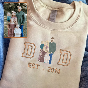 Father's Day Personalized Embroidered Family Photo Shirt b2.png