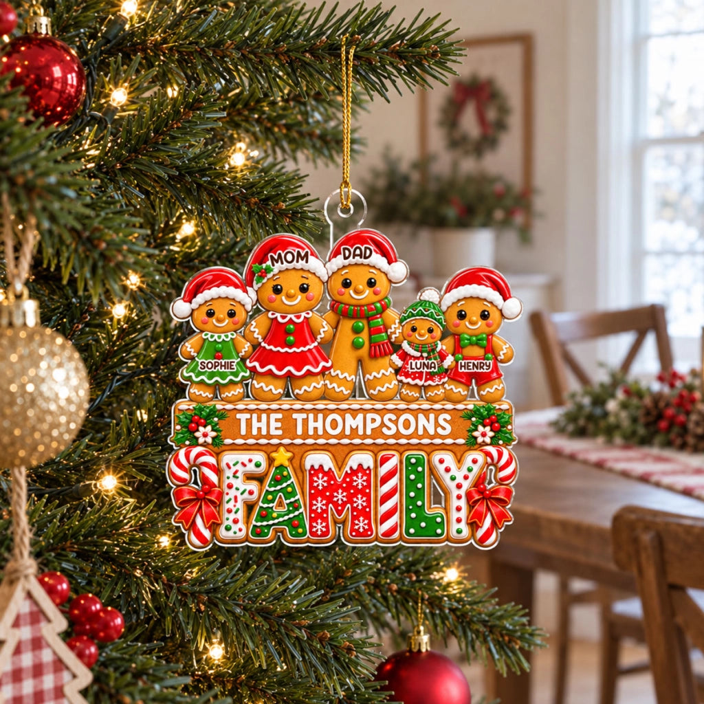 Gingerbreads Family Christmas With Us - Personalized Acrylic Ornament b2d6f37a-7403-4f91-9aba-60f738eca022-260921_BjgVcPx56PDkgY3i_large.webp