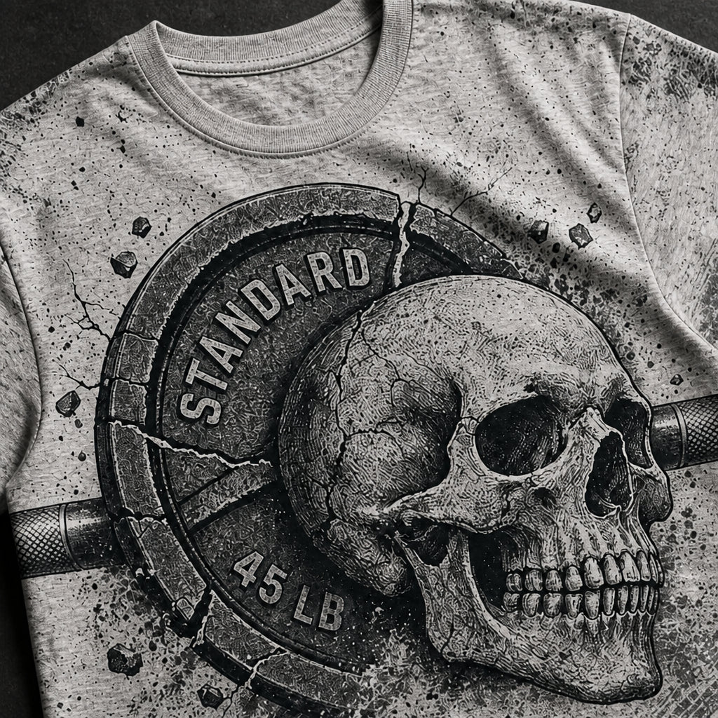 Skull x 45 LB Plate Gym Tee - T-Shirt - All over printed b41c684f-02ab-41d6-8311-8ccaaaef4511.jpg
