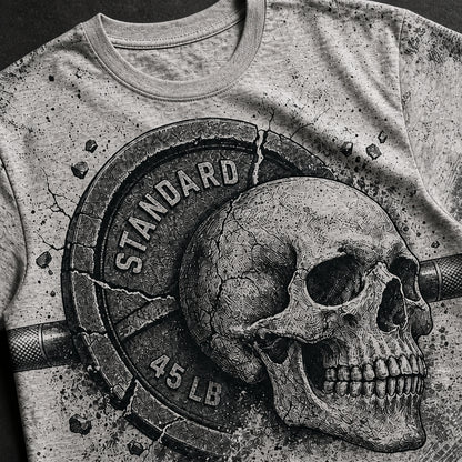 Skull x 45 LB Plate Gym Tee - T-Shirt - All over printed b41c684f-02ab-41d6-8311-8ccaaaef4511.jpg