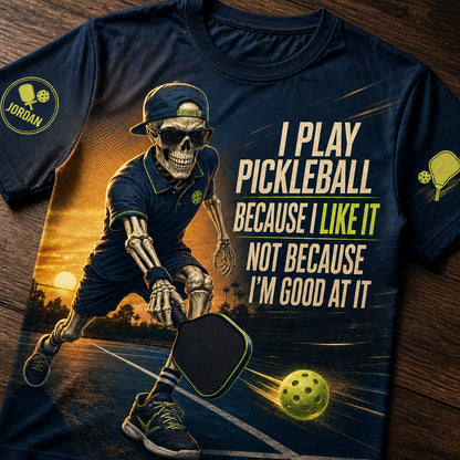 Pickleball Fun AOP Tee – Skeleton Action, Personalized Sleeve - Personalized T-Shirt - All over printed b424ee51-1fac-4818-83e3-7266a0a27250.jpg