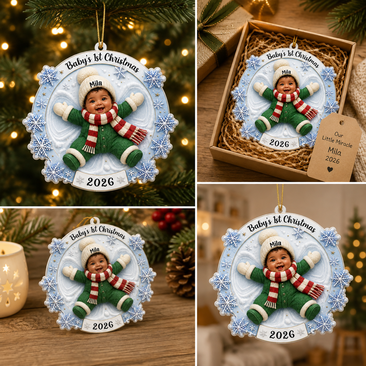 Baby's 1st Christmas – Personalized Photo Personalized Ornament – Christmas Gift For Baby b4335d82-56a0-4b6e-80fe-8ee850657bf1-movkop-be.png