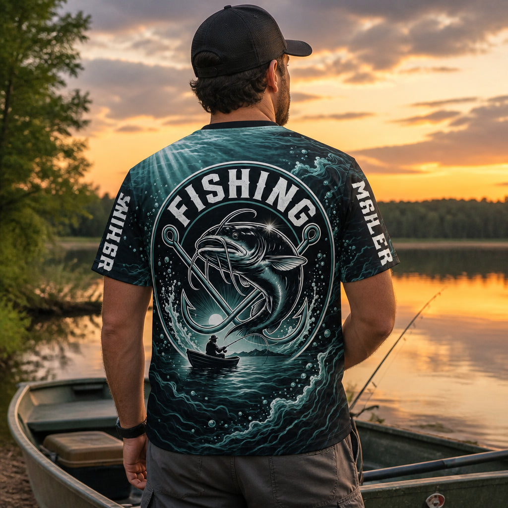 Personalized Catfish Angler AOP Tee - Personalized T-Shirt - All Over Printed b50bf53e-63d7-4de9-99fc-998256e8aac6.jpg