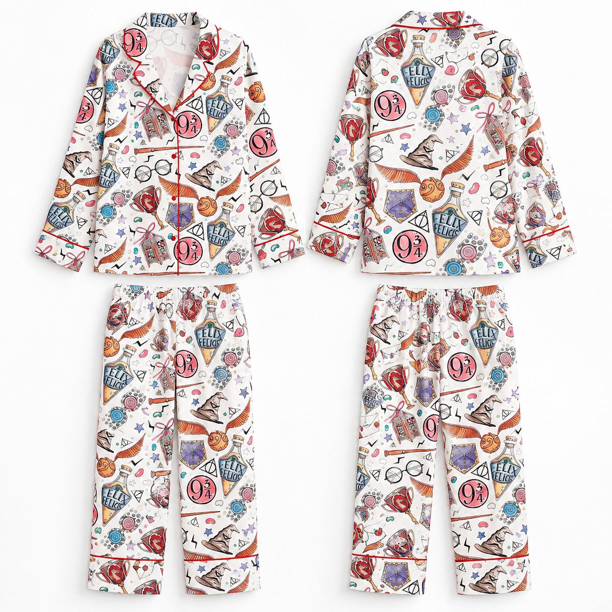 Women’s Wizard Academy Satin Pajama Set, Magic School Short Sleeve Sleepwear, Fantasy Wizard Nightwear, Cozy Pajamas Gift For Fans b56cf7b5-67d6-4388-9e44-39d702dea269-1uaan2.png