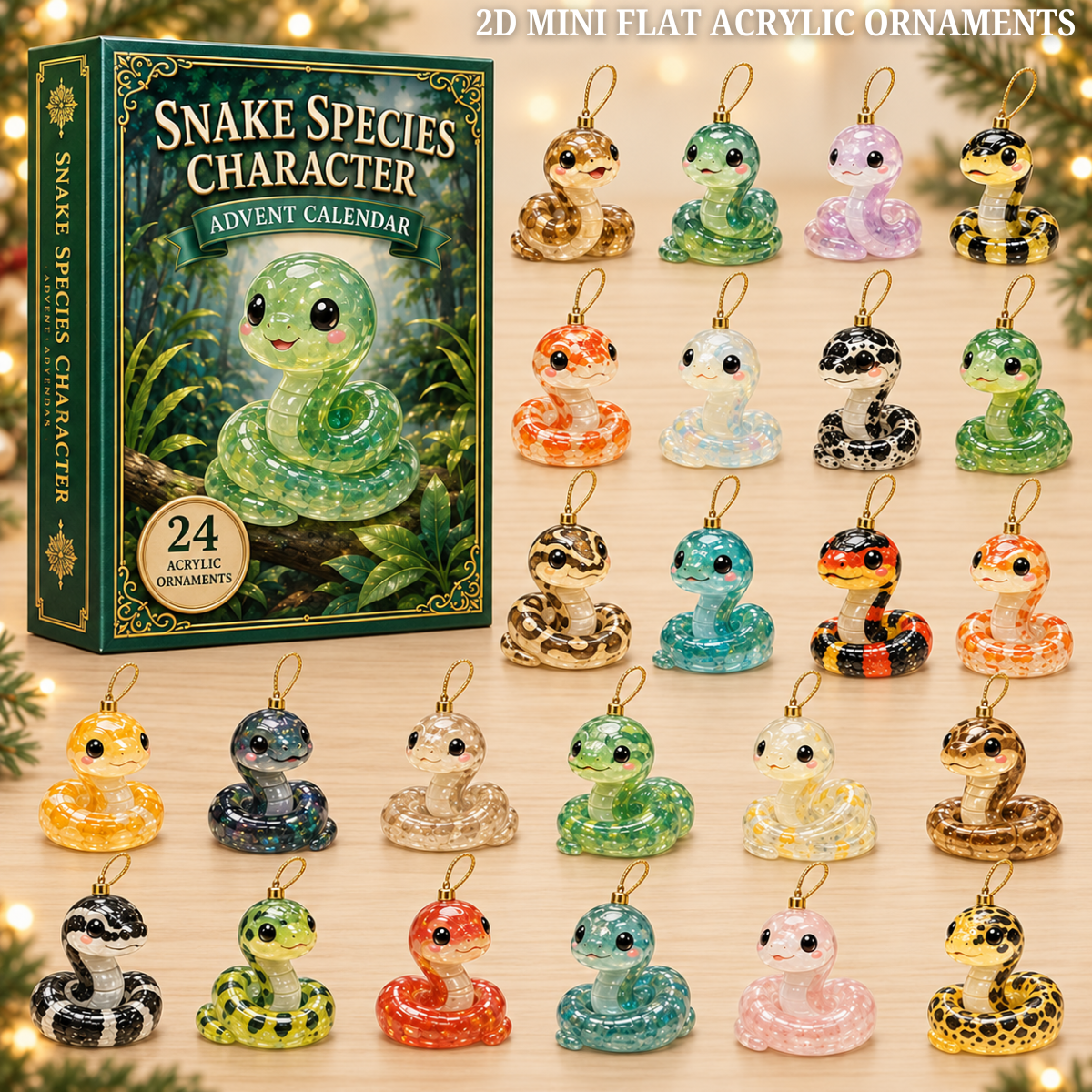Snake Species Advent Calendar 2026 - 24-Day Festive Countdown, Acrylic Charms Blind Box - Gift For Snake Lovers b57dc029-0550-410b-9149-b89924a54717-snake-text.png