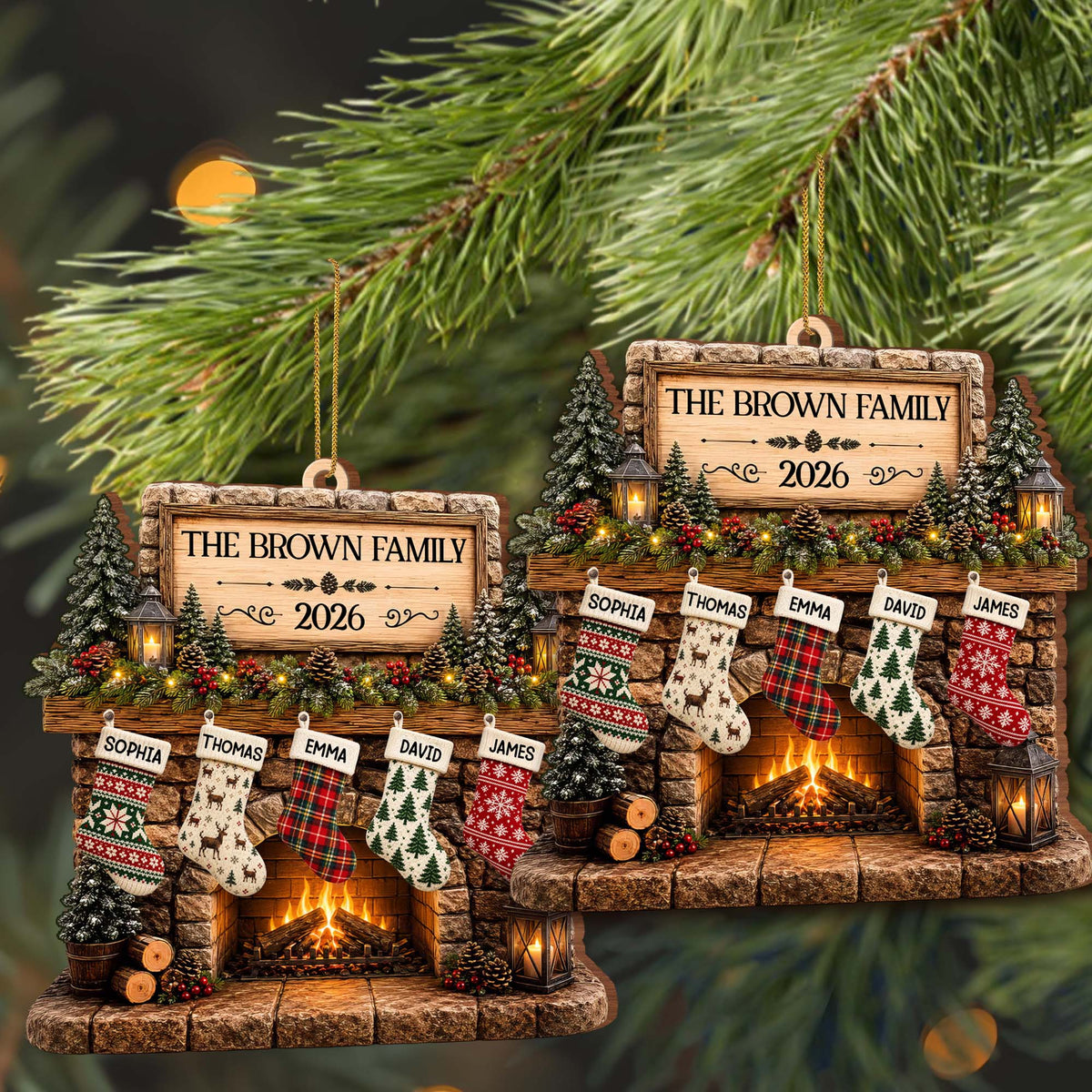 Our Family, Personalized Wood Ornament, Gift For Family and Holiday Lovers b59612e7-e6b2-42b1-ac70-6559b238221b-FAM1225_WDO6.jpg
