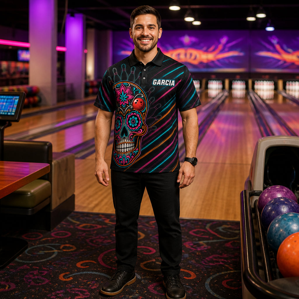 Neon Lane Sugar Skull Bowling Polo – Custom Team & Player Name - Personalized Polo shirt - All over printed b5b2dd74-717d-47b1-8e03-5b0d316e0ae5.jpg