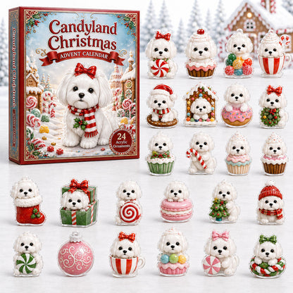 Maltese Candyland Christmas Advent Calendar 2026 - 24-Day Festive Countdown, Acrylic Charms Blind Box - Gift For Dog Lovers b628f461-951f-47d9-b253-e6fb46625d37-maltese.jpg