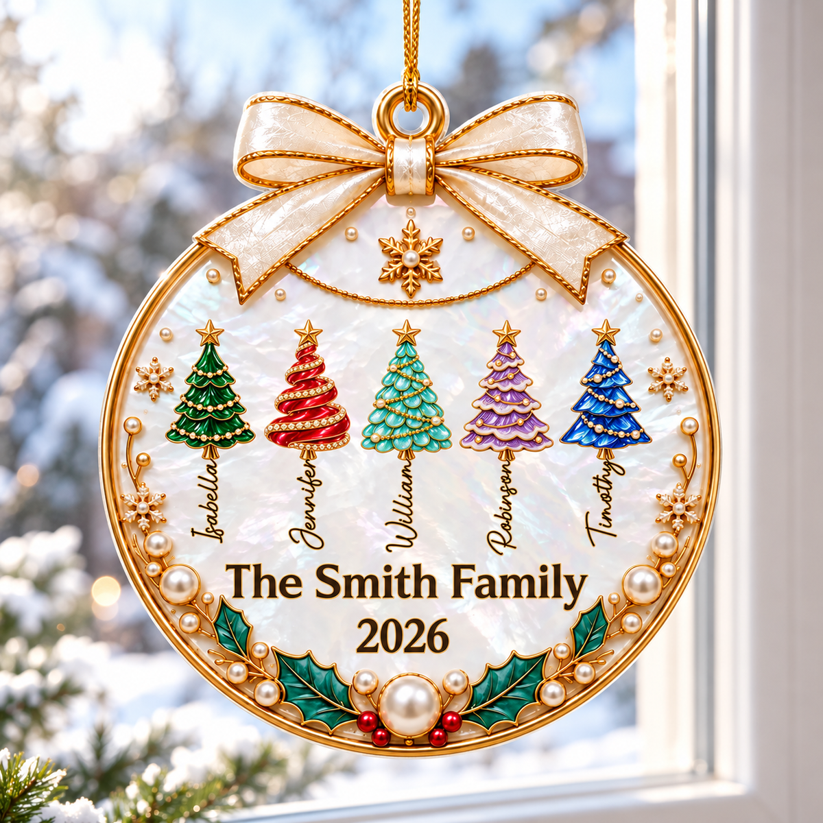 Making Christmas Memories Together - Personalized Acrylic Ornament - Christmas Gift For Family b6f00314-cc20-41ea-b15f-338caeac7cee-1.png