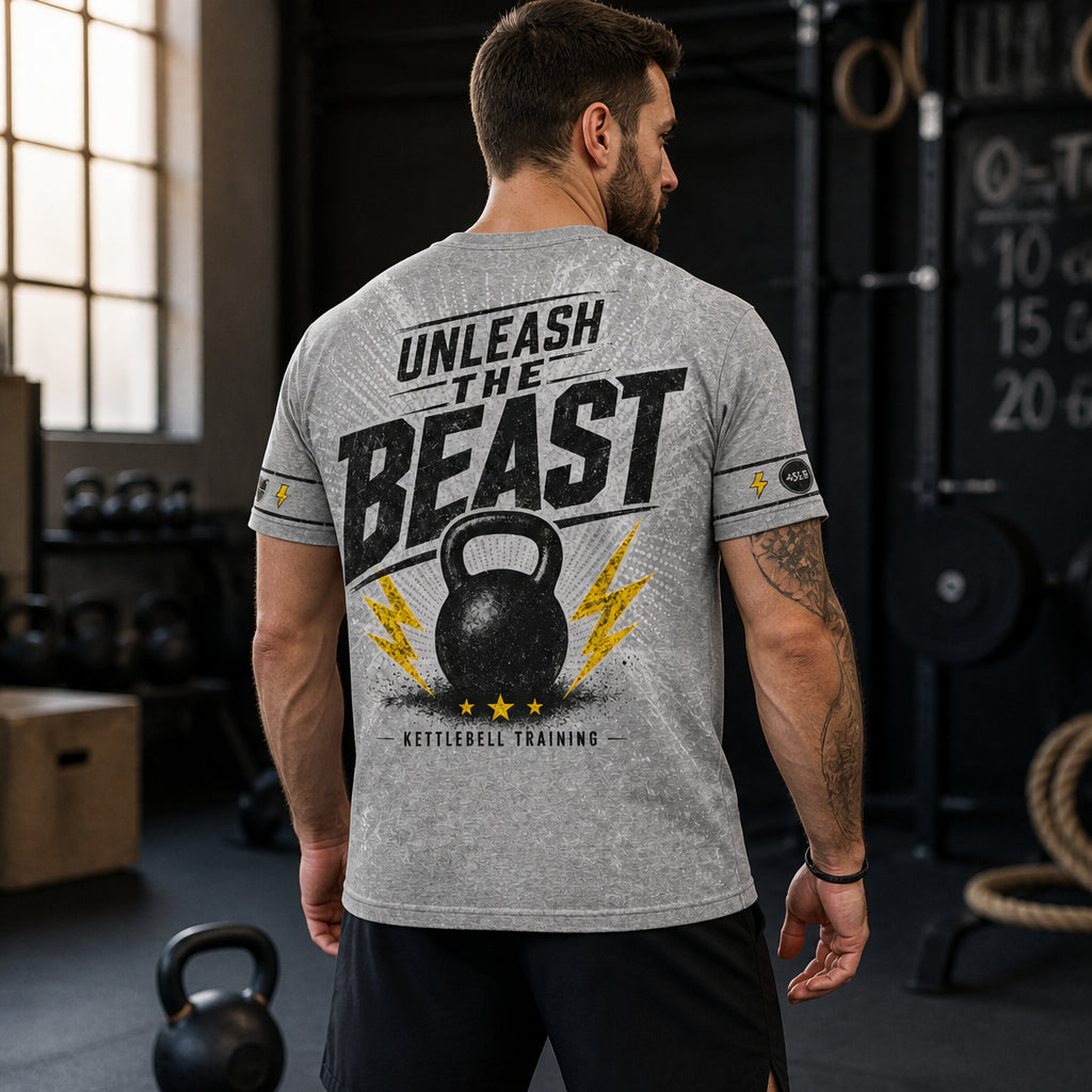 Unleash The Beast Kettlebell Tee - T-Shirt - All over printed b7060708-5704-4382-8673-88e6e15372a8.jpg