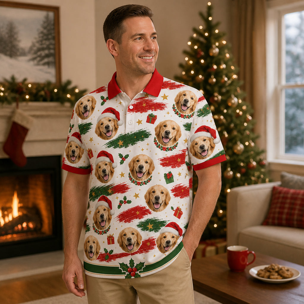 Custom Pet Photo Christmas Shirt - How to customize