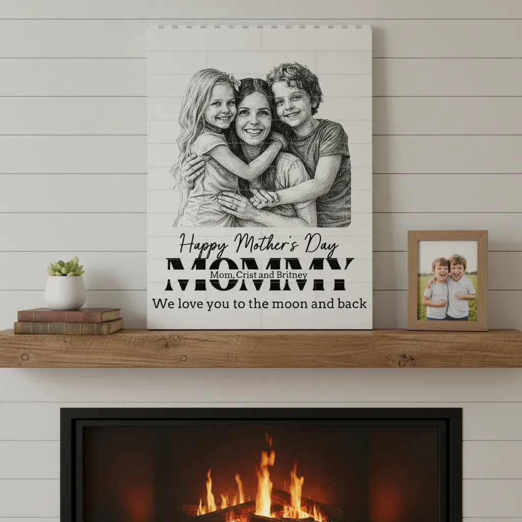 Custom Photo Happy Mother's Day Ever Building Block