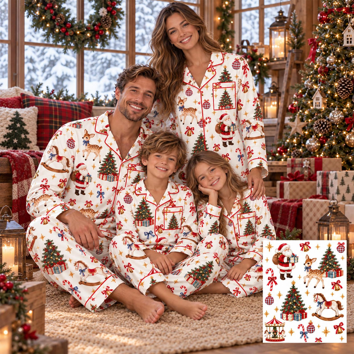 Matching Family Christmas Pajamas, Festive Holiday Pajama Sets, Christmas Eve Sleepwear b81399d5-5606-4475-b9d9-aa12e5623623-il_1588xN.8642099489_oizq.jpg