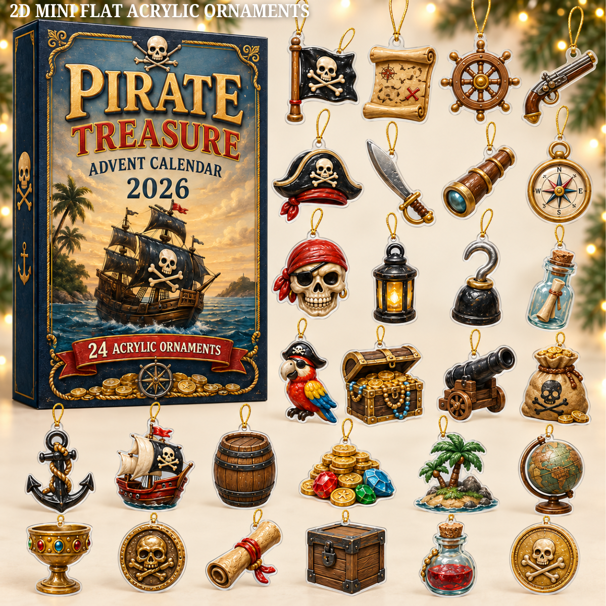 Pirate Treasure Advent Calendar 2026 - 24-Day Festive Countdown, Acrylic Charms Blind Box - Gift For Ocean Lovers, Family & Friends b81da03f-9d89-410c-a8af-7e756ca2d7c1-pirate-text.png