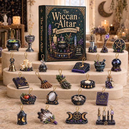 The Wiccan Altar Advent Calendar 2026 - 24-Day Festive Countdown, Acrylic Charms Blind Box - Gift For Witching Lovers b99d6a38-9d89-4f7b-a0b7-2dbc3ccca267-wiccan-altar-box-charms.png