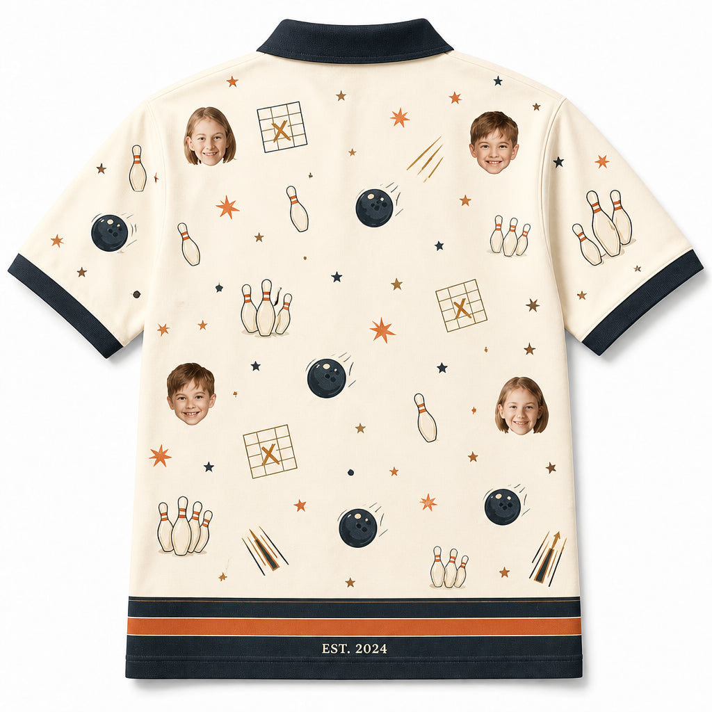 Best Daddy By A Strike (Bowling) - Back view