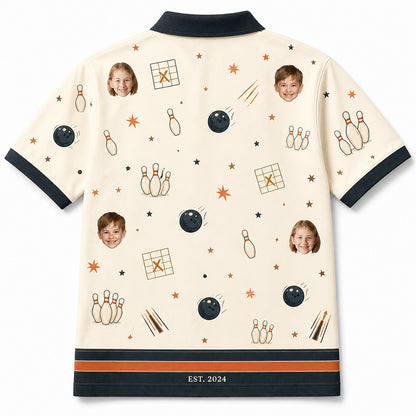 Best Daddy By A Strike (Bowling) - Back view