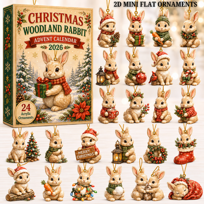 Christmas Woodland Rabbit Advent Calendar 2026 - 24-Day Festive Countdown, Acrylic Charms Blind Box - Gift For Woodland Lovers, Family & Friends ba171ae4-63d4-43c8-8b4f-ca381b2f3aaf-woodland-rabbit-text.png