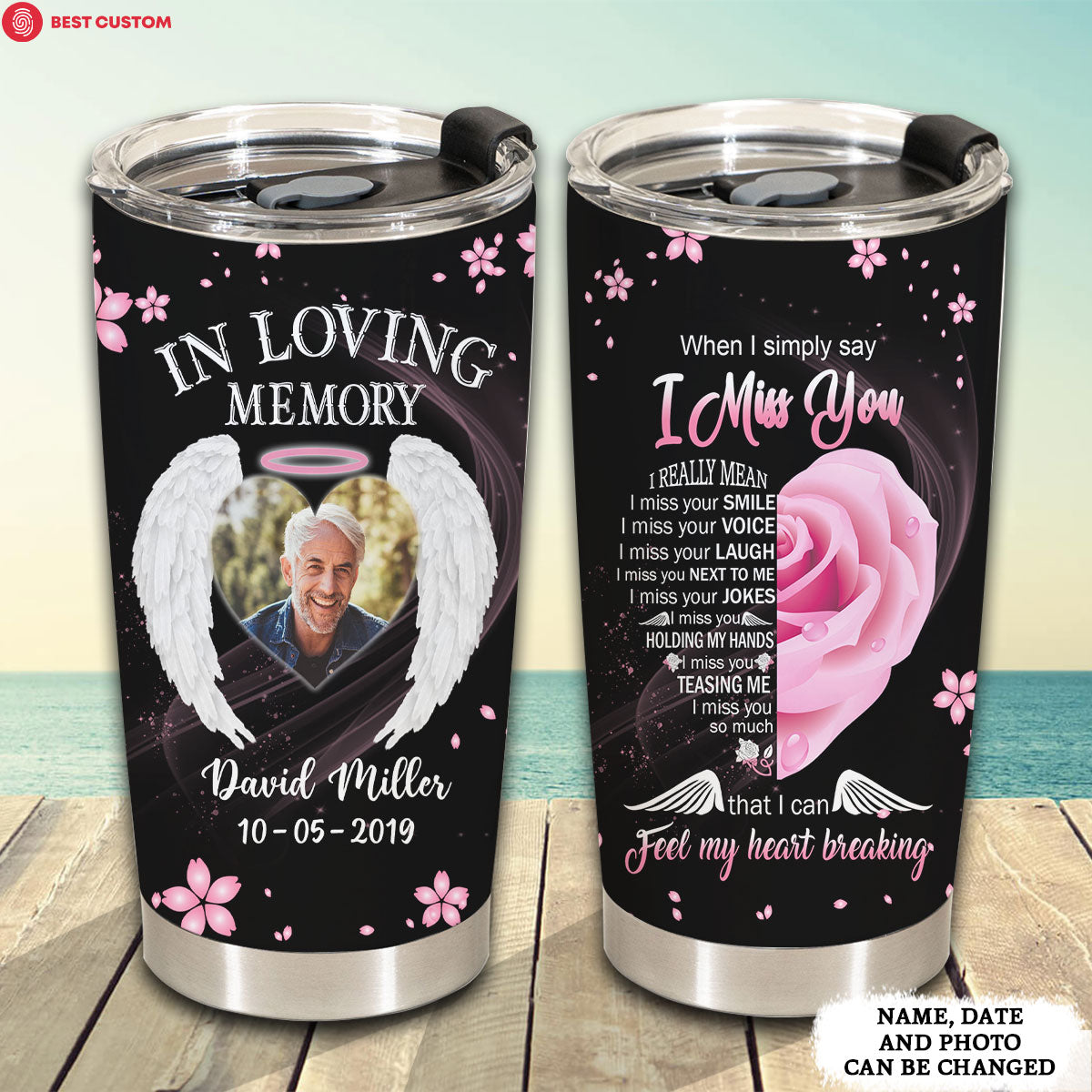 I Miss You, I Can Feel My Heart Breaking Personalized Photo Tumbler Memorial banenr-fb.jpg