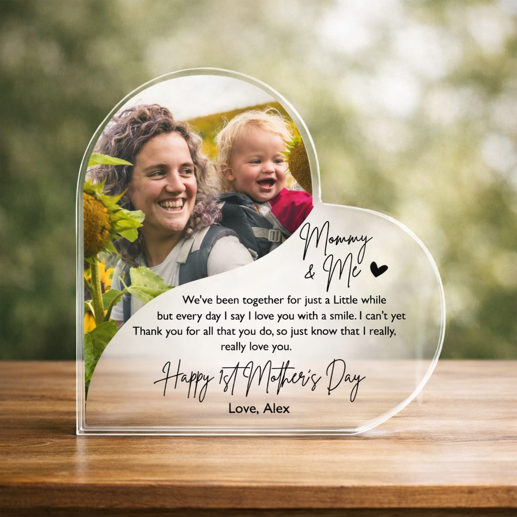 Happy 1st Mother's Day - Personalized Acrylic Plaque - Gift For New Mom banner-1-fix.png