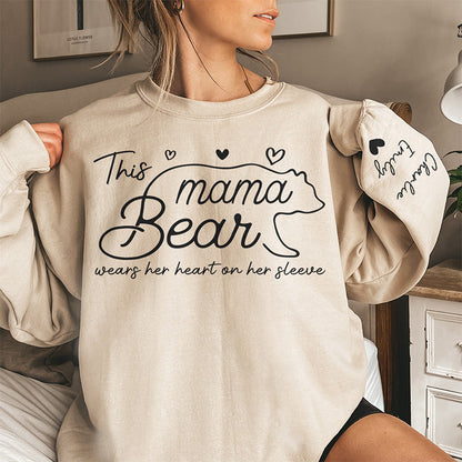 This Mama Bear Wear Her Heart On Her Sleeves - Personalized Front & Sleeves Sweatshirt Hoodie - Gift For Mother, Grandma banner-1_013208cc-75a1-461e-8f61-57624f66e0c5.jpg