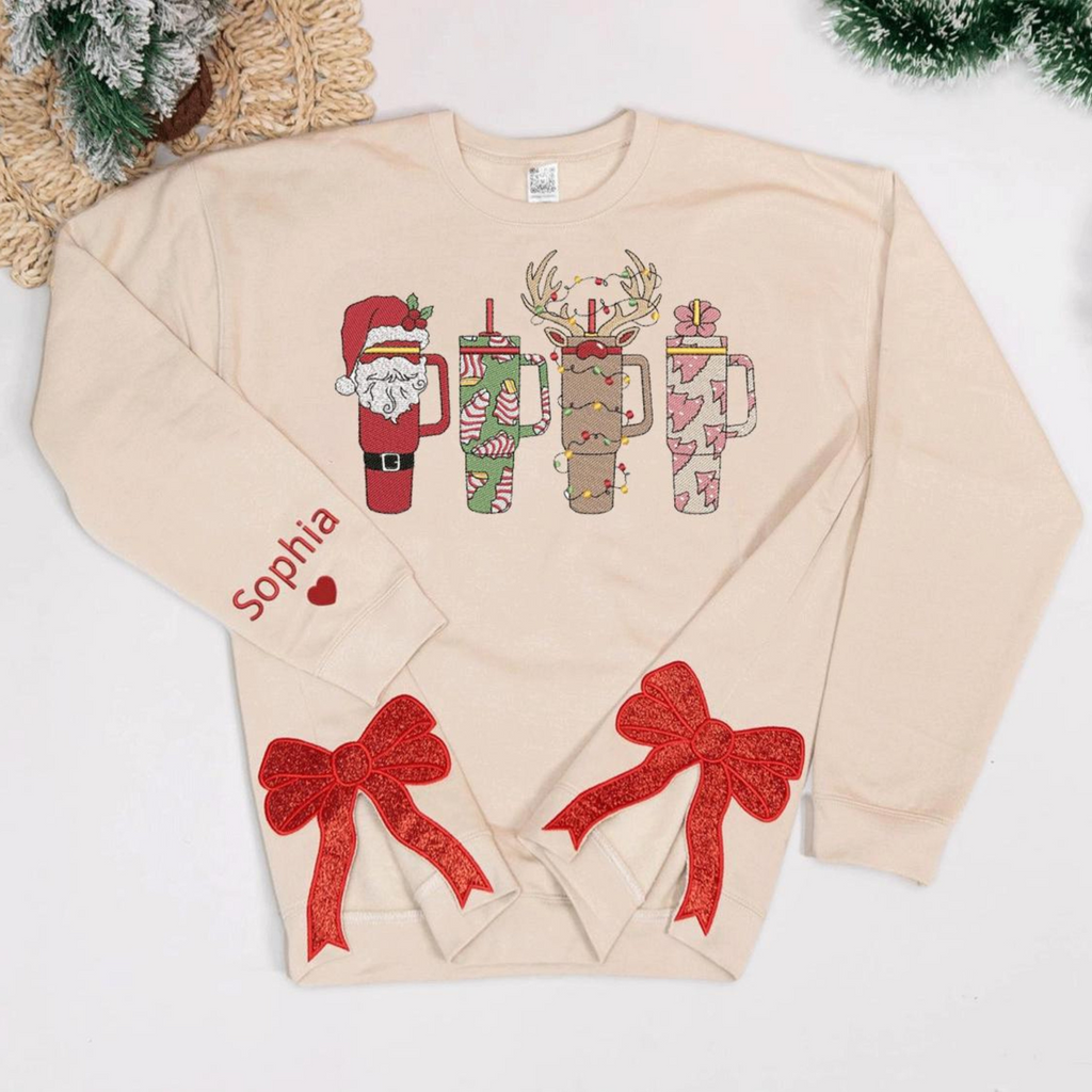 Retro Obsessive Cup Disorder Christmas Side Bow Applique Sweatshirt, Embroidered Bow Sweatshirt, Merry Christmas Embroidery, Custom Name banner-1_3b3e793d-7ed8-437a-ba21-06dfd38e6510.png
