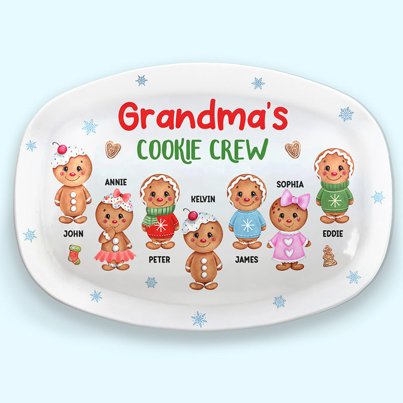 Grandma's Perfect Batch - Personalized Christmas Platter - Christmas Gift For Mom, Grandma banner-1_57e8e868-76de-4574-93ba-30952c92afde.jpg