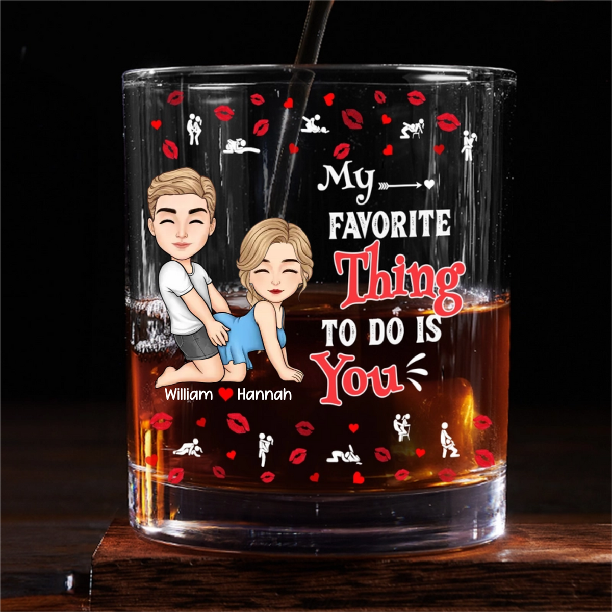 You Have My Heart - Personalized Whiskey Glass - Anniversary Gift, Valentine's Day Gift For Couple banner-1_6256e2a0-3223-4a92-b698-c01301eadd2b.png