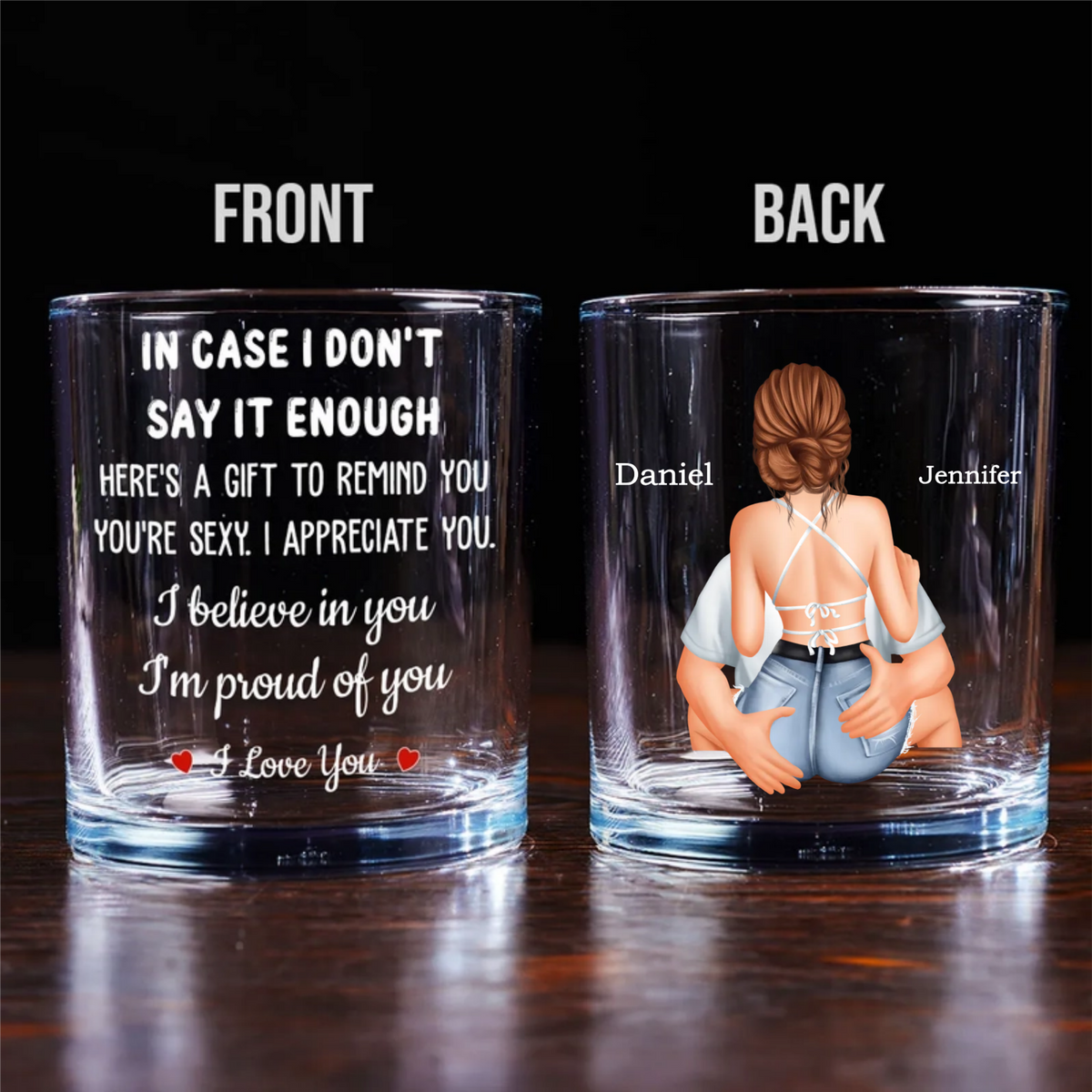 In Case I Don't Say It Enough - Personalized Whiskey Glass - Anniversary Gift, Valentine's Day Gift For Couple banner-1_68c1678e-e2e5-4858-aa12-d841bec64e9e.png