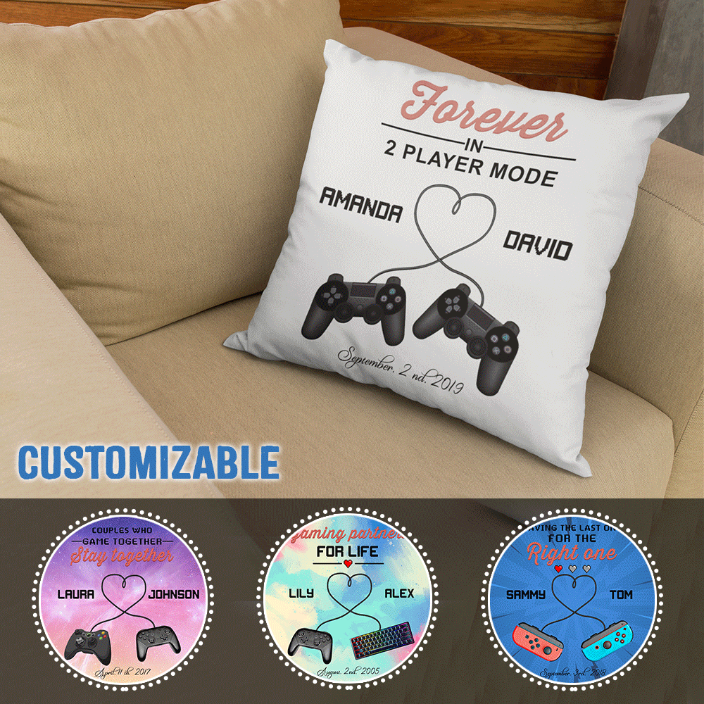 Gaming Controllers Couple Custom Pillow, Forever In 2 Player Mode AM08 banner-1_6cccc2b9-5342-4c93-93f5-d2062a7eb2d8.png