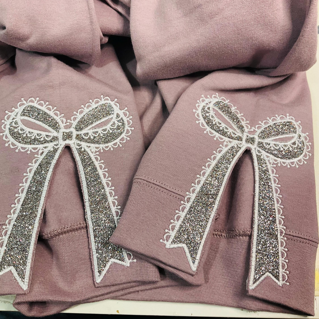 Embroidered Lace Side Bow Appliqu Sweatshirt Design, Classic Lace Bow, Embroidered Bow Sweatshirt, Glitter Side Bow Sweatshirt banner-1_be2867f2-0f26-402f-98be-283ced46b7c6.png