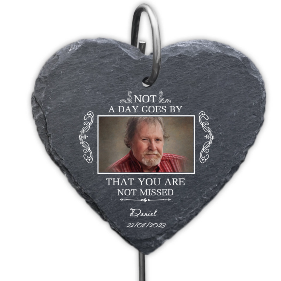 Not A Day Goes By That You Are Not Missed - Personalized Garden Slate Plaque - Memorial Gift banner-1_cddf850c-220a-46df-8d53-b3289a110f1a.png