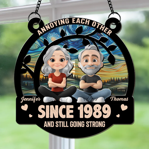 Annoying Each Other And Still Going Strong Doll Couple - Personalized Suncatcher Ornament - Gift For Couple, Anniversary Gift banner-1_converted_3dfec6b8-2816-4e70-bef2-9261edeae63a.png
