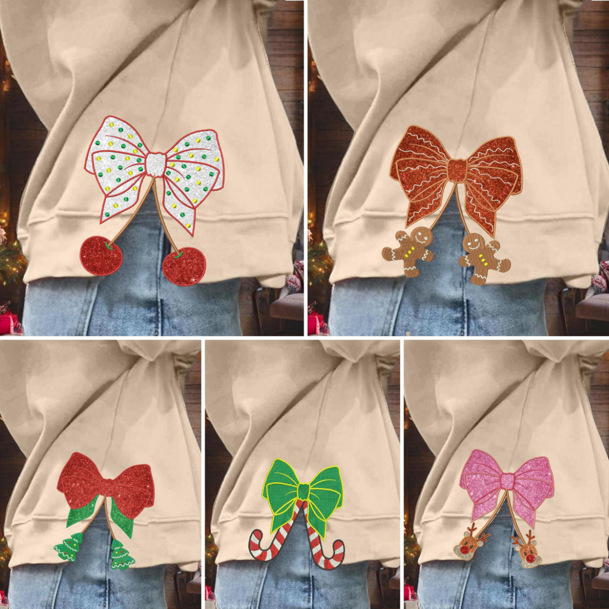 Bundle Christmas Side Bow Sparkle Coquette Side Bow Design, Christmas Machine Embroidery, Christmas Tree Applique Sweatshirt Embroidery banner-1_d69a5e2d-b258-45bb-a85d-cb8fd90cb64c.png